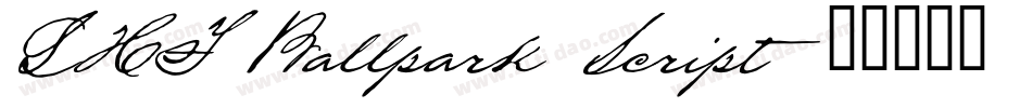 LHF Ballpark Script字体转换